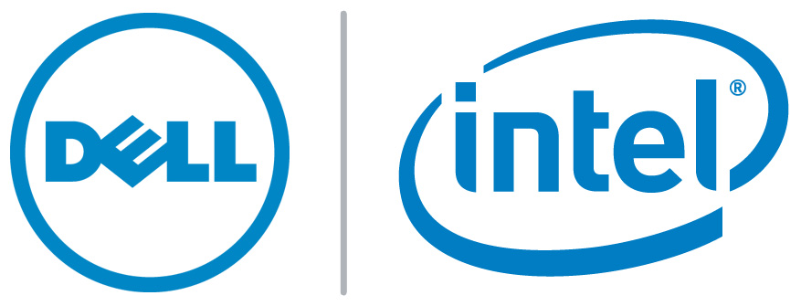 Dell, Intel logos