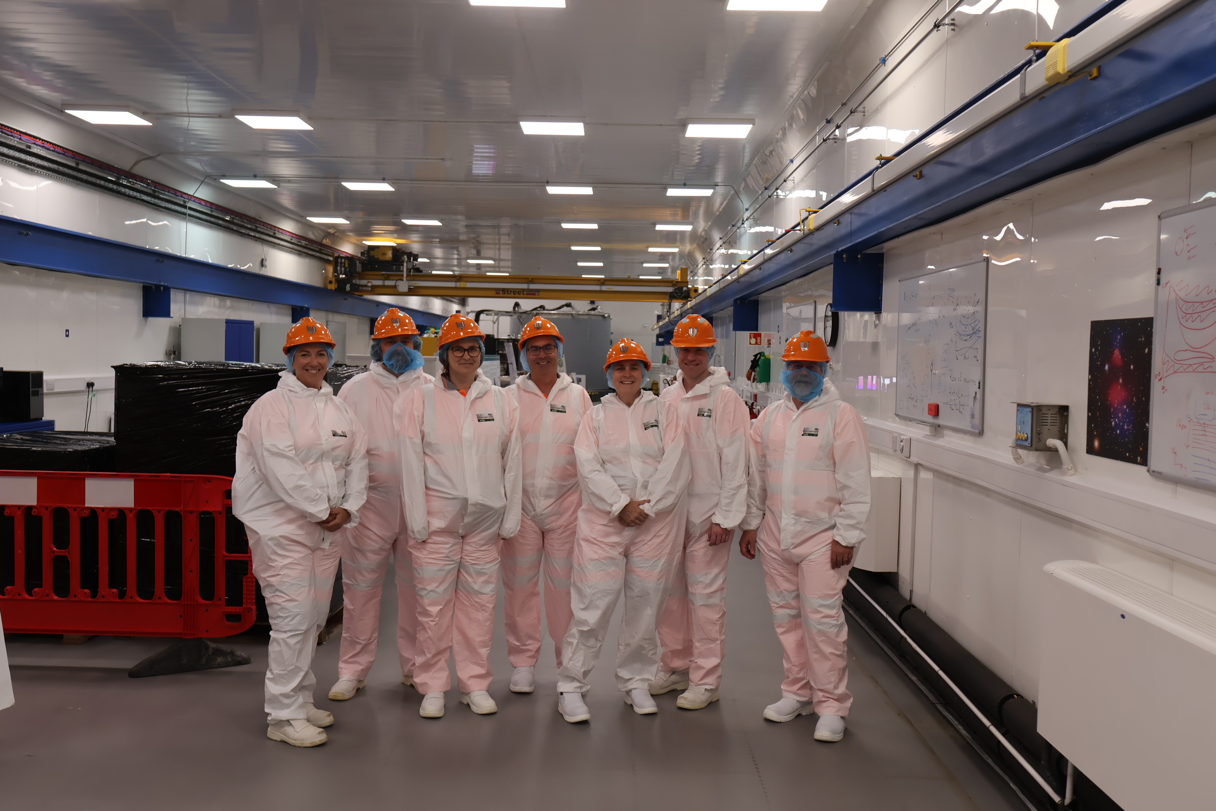 In the lab, a strict no beard zone